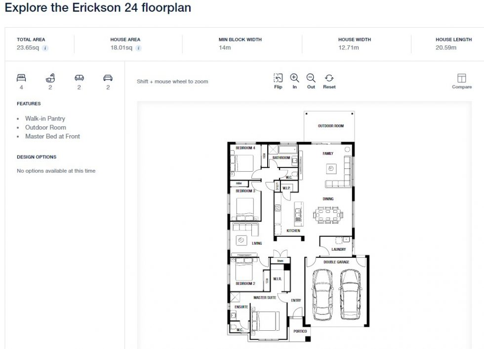 Metricon Homes Designs and Floorplans - Buildi